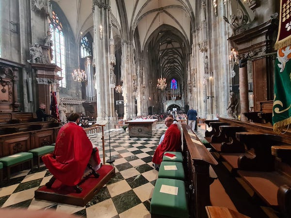 Stephansdom in Wien von innen